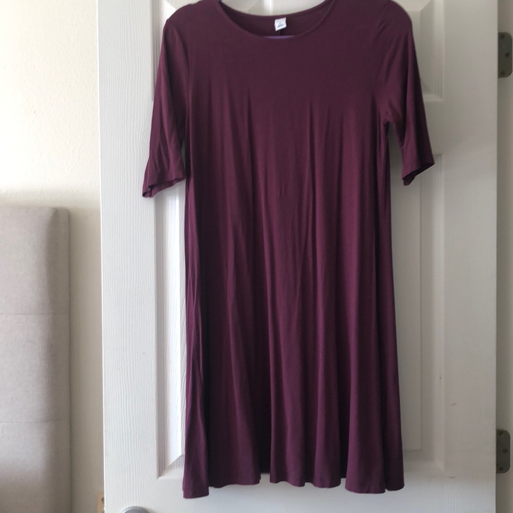 Burgundy  dress